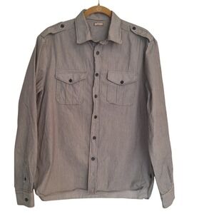 John Galliano Multicolor Button Up Long Sleeve Shirt made Italy-‎ Size 36/50 M